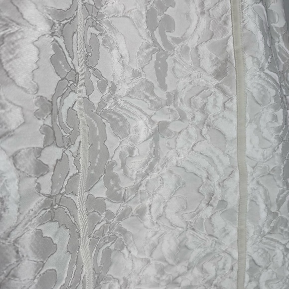 Ralph Lauren Evening Off White Textured Strapless Bachelorette Dress Sz 6 - Picture 8 of 12